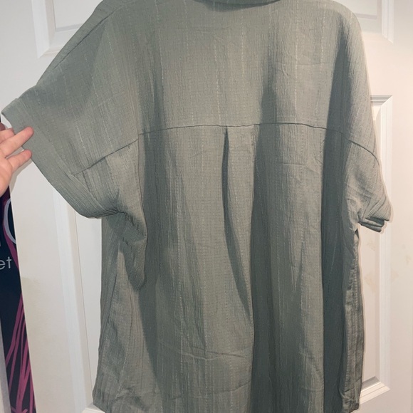 Zagora Olive Green Short Sleeve Shirt - Picture 5 of 6